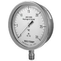 All Stainless Steel Low Pressure Gauge